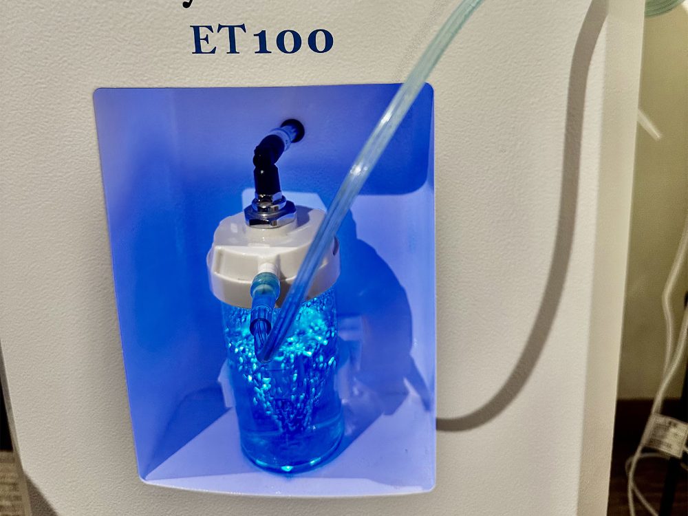 高濃度水素吸引の機器